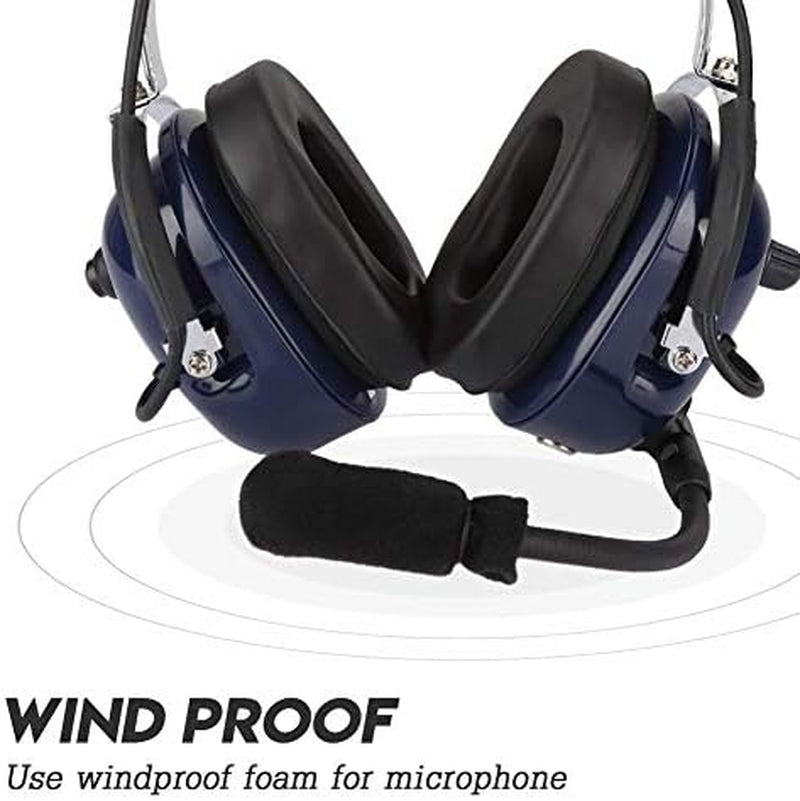 RA200 General Aviation Headset,3.5Mm, with Noise Reduction