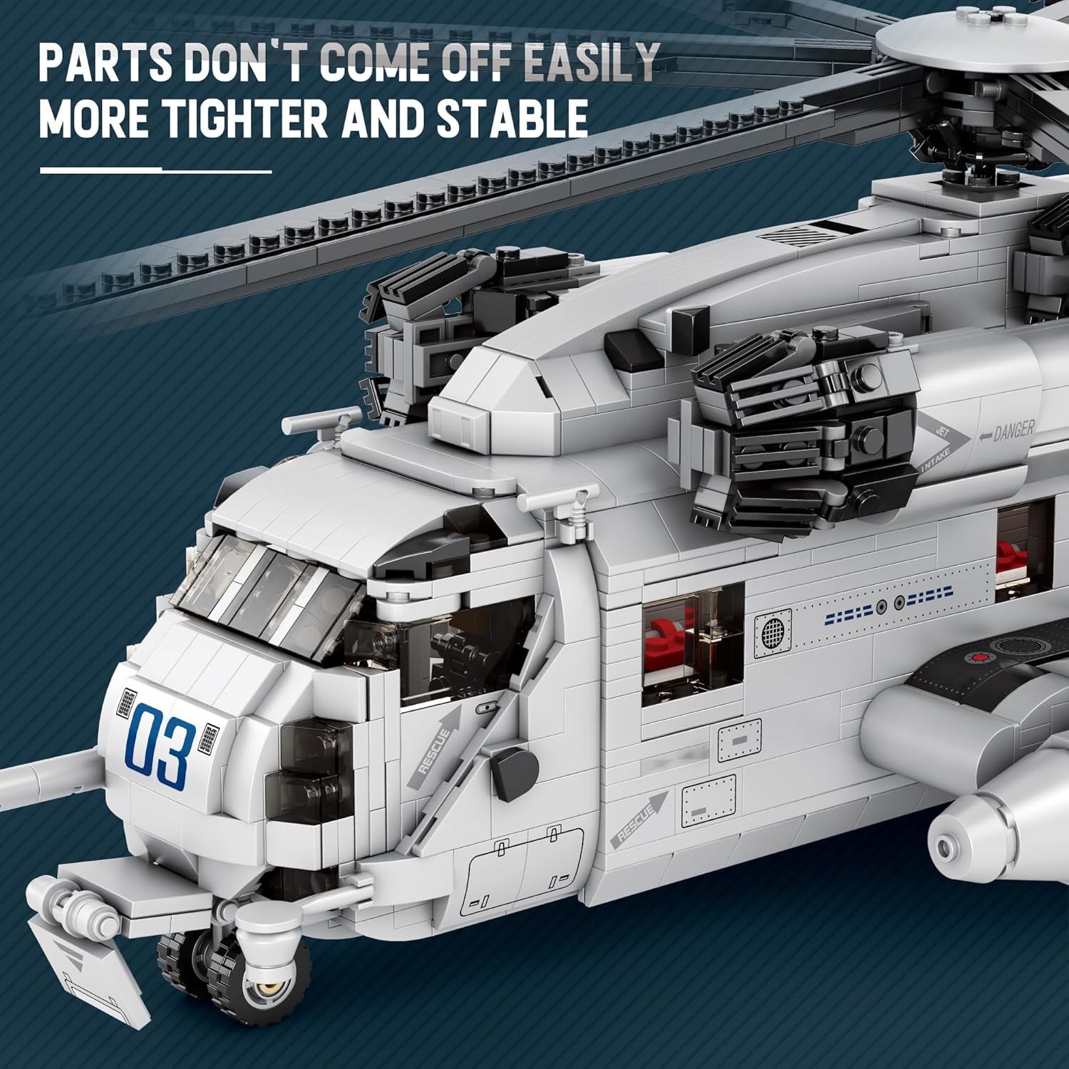 CH-53E Super Stallion Model Building Kit, 2192 Pieces