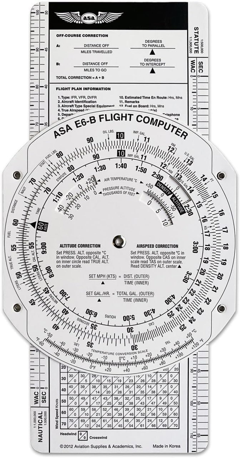 E6B Paper Flight Computer - Fiberboard Econo